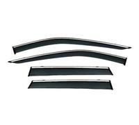 SLAHAJ Set Deflettori Vento Adatto per X-Trail Rogue Window Visor Weather Shield Deflettore finestrino Laterale Parabrezza Auto Weather Shield(C)