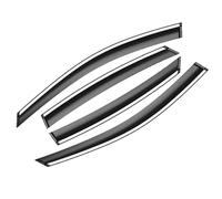 SLAHAJ Set Deflettori Vento Protezione Antipioggia per Parabrezza Auto, Adatta specificamente per la Modifica della Protezione Antipioggia per finestrini BYD QIN