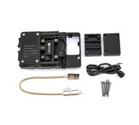 SLAHAJ Supporto GPS per moto Supporto per navigatore per Adatto per supporto parabrezza moto Adatto per BMW F850GS ADV supporto per telefono cellulare piastra di navigazione GPS(USB phone holder)