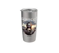 Sláinte - Scritta "Uomo con pinta Stout" Bicchiere termico in acciaio inox doppia parete