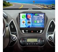 Slakerbe Android 14 Autoradio 2 Din mit Carplay Android Auto Compatibile con Hyundai Tucson IX35 2009-2015, 2G+32G 10 Pollici Car Audio Radio con Bluetooth Navi WiFi FM RDS Telecamera di backup Mic