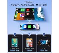 Slakerbe Android 14 Autoradio mit Carplay Android Auto Compatibile con Benz A/B/V Class B200 W245 W169 W639 W906 Sprinter, 2G+32G 9" Car Audio Radio con Navi WiFi FM RDS Telecamera di backup Mic