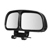 Slakerbe Specchietto retrovisore universale, impermeabile, doppio convesso, autoadesivo, per auto, camion, SUV, camper, nero destro