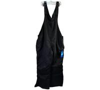 Slalom Donna Isolato Acqua Resistente Tuta Intera Bavaglino Pantaloni Nero S