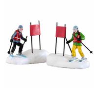 Slalom Stars set of 2 Vail Village Lemax Cod 22130