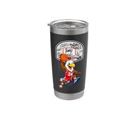 Slam Dunk Eagle Basketball Streetball Mascot Graphic Bicchiere termico in acciaio inox doppia parete