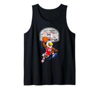 Slam Dunk Eagle Basketball Streetball Mascot Graphic Canotta
