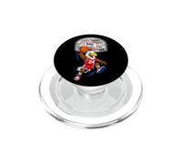 Slam Dunk Eagle Basketball Streetball Mascot Graphic PopSockets PopGrip per MagSafe