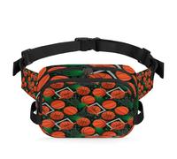 Slam Dunk - Marsupio da basket, multifunzione, per viaggi, sport, corsa, basket, con stampa a marsupio, per donne, uomini, ragazze e ragazzi, Colore, XL, Organizer per borse