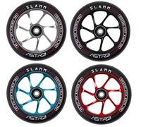 Slamm Scooters Slamm Astro - Ruote da skateboard, Unisex adulti, Rosso (rete), 110 mm