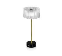 Slamp Accordéon Battery Lampada ricaricabile LED, nero
