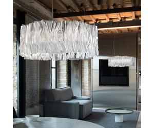 Slamp Accordéon sospensione LED argento 2.700 K ACRSM00SLV01T27NMTEU