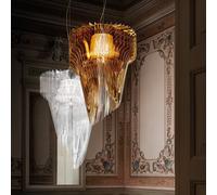 Slamp Aria lampada a sospensione E27 3 x 12 W e 1 x 11 W Ø60 A: 90 cm, ARISM00GLD01T00E27EU, Aria [Lampade per Interni > Lampade a Sospensione]