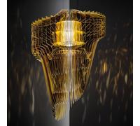 Slamp ARIA lampada a sospensione E27 2 x 12 W e 1 x 7 W Ø50 A: 75 cm, ARISS00GLD01T00E27EU, ARIA [Lampade per Interni > Lampade a Sospensione]