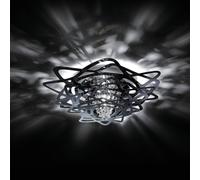 Slamp Aurora plafoniera da soffitto mini, nera Slamp
