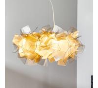 Slamp Clizia - Lampada a sospensione di design, grigio fumo Slamp
