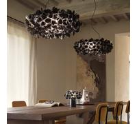 Slamp Clizia Mama Non Mama Lampada a sospensione, nero/cavo nero - ø78 cm