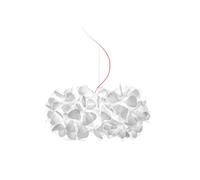 Slamp Clizia Pixel Lampada a sospensione, ø53 cm, cavo rosso