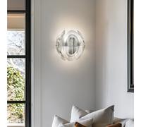 Slamp Fiordlys lampada a parete, E14, FRDWM00SLV00000000EU, Fiordlys [Lampade per Interni > Lampade a Parete]