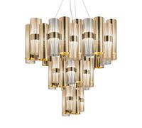 Slamp La Lollo XL LED a sospensione, Ø80cm, oro LALSXL0GLD01T00NMTEU