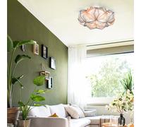 Slamp La Vie plafoniera ambra lavorata a mano Slamp