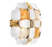 Slamp Mida Lampada da parete o soffitto, ambrato, ø32 cm