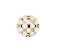 Slamp Mida Lampada Parete/Soffitto, Bianco/Oro
