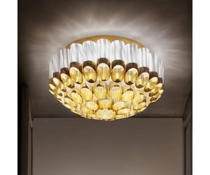 Slamp Odeon Plafoniera da soffitto, oro, Ø 65 cm Slamp