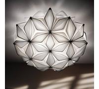 Slamp Plafoniera C'EST LA VIE, nero, Ø 47 cm, a 2 luci, E27 Slamp