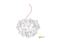 Slamp Veli Foliage Medium Sospensione diam.42 2 luci E.27 con cavo rosso