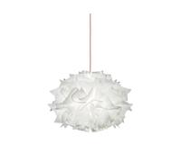 Slamp Veli Couture Mini Lampada a sospensione, couture/cavo rosso