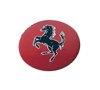 SLANNB 4Pezzi Coprimozzo Auto per Ferrari 12Cilindri / 296 / SF90 /F80 /Roma/Purosangue/ F244 56mm, Polvere Ruggine Tappi Centro Ruota, Copertura Decorativa Sostituzione Accessori,D