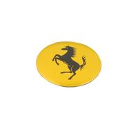 SLANNB 4Pezzi Coprimozzo Auto per Ferrari 12Cilindri / 296 / SF90 /F80 /Roma/Purosangue/ F244 65mm, Polvere Ruggine Tappi Centro Ruota, Copertura Decorativa Sostituzione Accessori,E