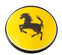 SLANNB 4Pezzi Coprimozzo Auto per Ferrari 12Cilindri / 296 / SF90 /F80 /Roma/Purosangue/ F244, Polvere Ruggine Tappi Centro Ruota, Copertura Decorativa Sostituzione Accessori,A 55mm-Black