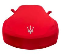 SLANNB Telo Auto Personalizzato per Maserati GranTurismo Trofeo (Seit 2023), Resistente Elastico Traspirante Antipolvere Copri Copertura Protettiva per Auto,D Red