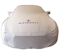 SLANNB Telo Auto Personalizzato per Maserati GranTurismo Trofeo (Seit 2023), Resistente Elastico Traspirante Antipolvere Copri Copertura Protettiva per Auto,C White