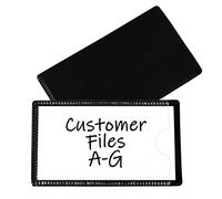 Slap 'N Go Supporti Magnetici, Carico Laterale, 4-1/4 x 2-1/2, Nero, Confezione da 10