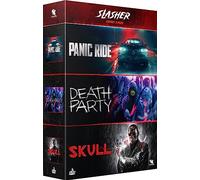 Slasher - coffret 3 films : panic ride + death party + skul