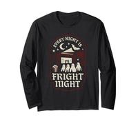 Slasher Film Addict Horror Flick Junkie Cult VHS Caos Maglia a Manica