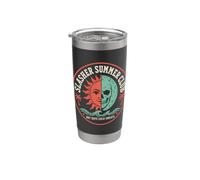 Slasher Summer Club Horror Fan Saying Bicchiere termico in acciaio inox doppia parete