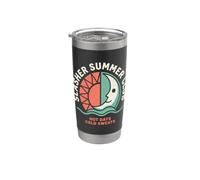 Slasher Summer Club Horror Fan Saying Bicchiere termico in acciaio inox doppia parete