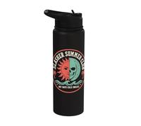 Slasher Summer Club Horror Fan Saying Stainless Steel Insulated Water Bottle