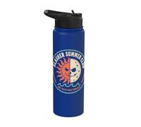 Slasher Summer Club Horror Fan Saying Stainless Steel Insulated Water Bottle