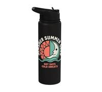 Slasher Summer Club Horror Fan Saying Stainless Steel Insulated Water Bottle