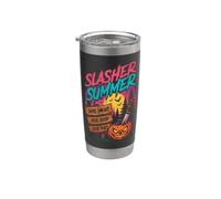 Slasher Summer Smore Screams GreatTimes - Costume divertente estivo Bicchiere termico in acciaio inox doppia parete