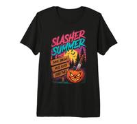 Slasher Summer Smore Screams GreatTimes - Costume Divertente Estivo Maglietta Premium