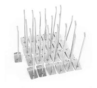 Slat Parete Gancio Pannello 25 pz 15 cm 6 pollici A Parete Slat Pannello Gancio Prodotto Negozio Scaffale