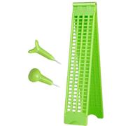 Slate Braille con 2 stilus 4 righe 28 celle scrittrice di scrittore Braille per la scuola cieca, persona cieca, stampante verde