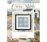 Slate & Sage: Celtic Cross-Stitch Chart, 4.6” x 4.6”, Fun & Easy Counted Cross Stitch Pattern for Adults