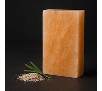 Slateex Pietra di sale dell'Himalaya XXL, 40 x 20 x 5 cm, grande piastra di sale per grigliare e arrostire, per alimenti, naturale e senza prodotti chimici, per barbecue e cucina